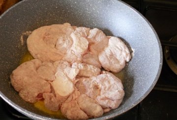 Ossibuchi al vino rosato preparazione 0