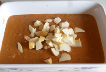 Pasta e cacio in forno al sugo di gulasch preparazione 0