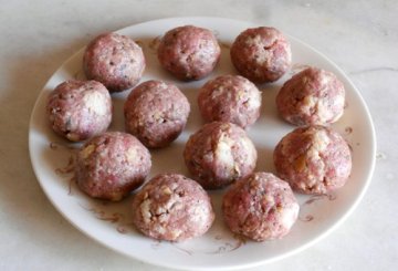 Polpette in salsa di senape preparazione 4