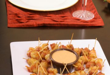 Bocconcini di castagne e bacon preparazione 4