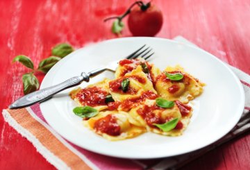 Ravioli di cernia e borragine preparazione 6