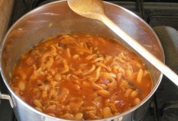 Trippa con fagioli preparazione 5