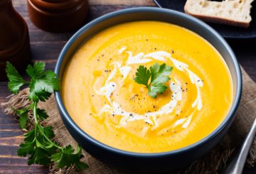 Vellutata di carote e zucca bimby preparazione 3