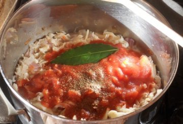 Trippa con fagioli preparazione 2