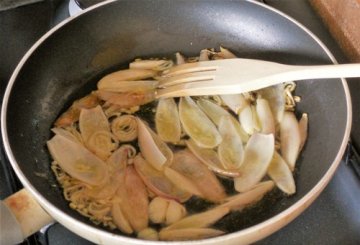 Gnocchi con cavolfiore e sfoglie di scalogno preparazione 3