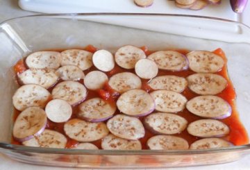 Parmigiana di pasta e melanzane  preparazione 4