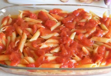 Parmigiana di pasta e melanzane  preparazione 7