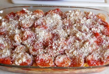 Parmigiana di pasta e melanzane  preparazione 9
