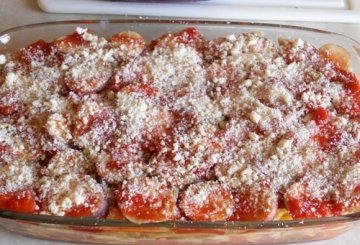 Parmigiana di pasta e melanzane  preparazione 9