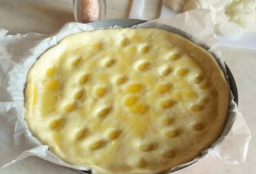 Focaccia alle cipolle preparazione 2