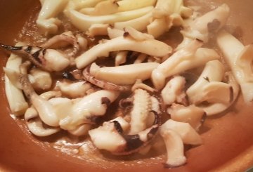 Pasta con le seppie preparazione 2