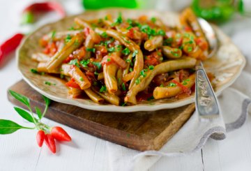 Fagiolini al pomodoro preparazione 6