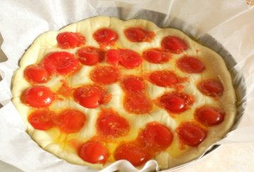 Focaccia alla mediterranea preparazione 1