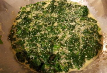 Frittata di spinaci preparazione 5