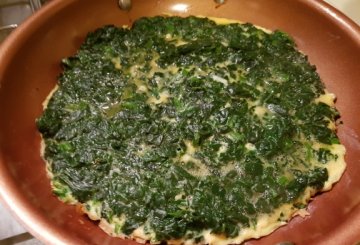 Frittata di spinaci preparazione 8