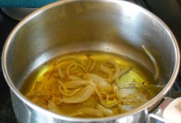 Pasta con cime di rapa e cipolla preparazione 3