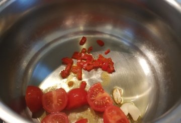 Pasta e ceci alla napoletana preparazione 2