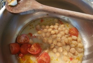 Pasta e ceci alla napoletana preparazione 3