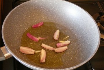 Penne, salmone e rucola preparazione 0