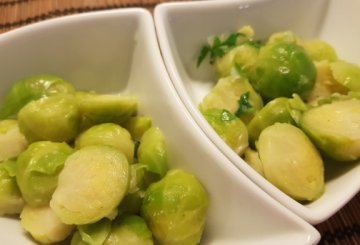 Cavolini di bruxelles in padella preparazione 10