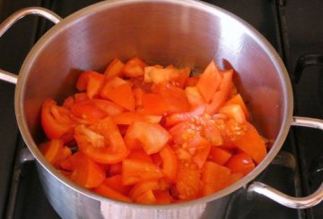 Crema di pomodoro fresco alla paprika preparazione 2