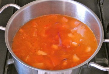 Crema di pomodoro fresco alla paprika preparazione 4