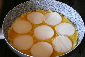 Frittata con cavolo cinese preparazione 5