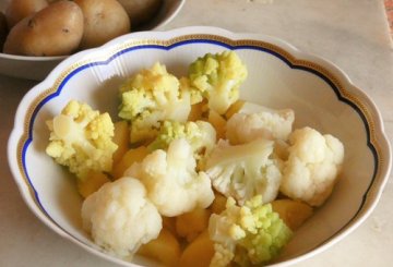 Insalata di cavoli e patate preparazione 1