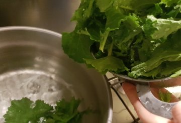 Orecchiette con le cime di rapa preparazione 4