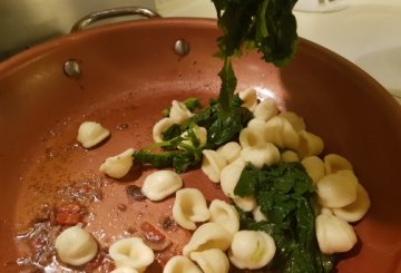 Orecchiette con le cime di rapa preparazione 8