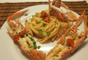 Linguine agli scampi preparazione 5