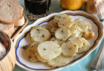 Topinambur trifolati preparazione 5