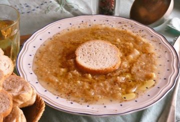 Zuppa di quinoa, broccolo e patate preparazione 4