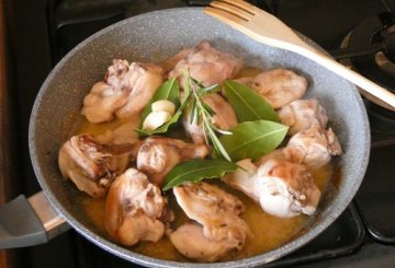 Coniglio al caffè preparazione 2