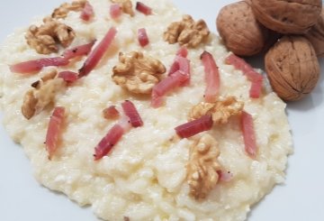 Risotto con speck preparazione 3