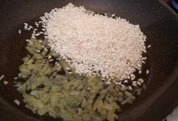 Risotto con zucchine preparazione 3
