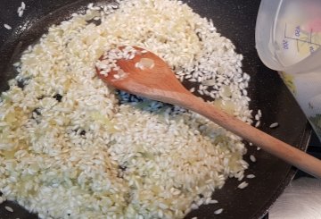 Risotto con zucchine preparazione 4