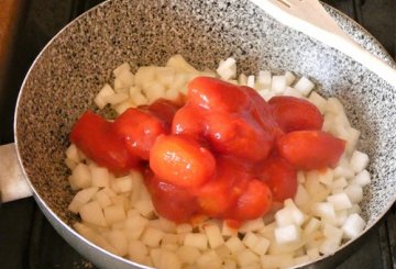 Sugo vegan al daikon con linguine preparazione 3