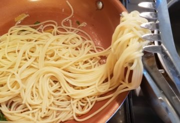 Spaghetti al limone preparazione 3