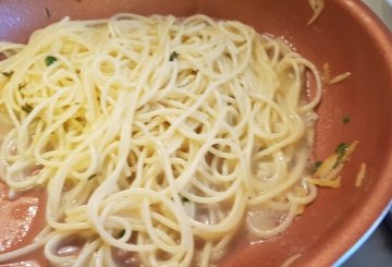 Spaghetti al limone preparazione 4