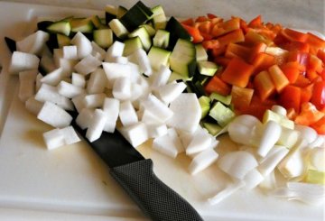 Padellata Di Verdure Al Limone preparazione 0