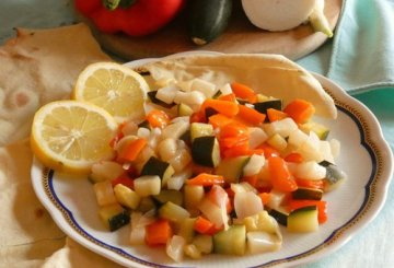 Padellata Di Verdure Al Limone preparazione 5