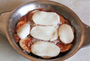 Parmigiana con melanzane perline preparazione 3