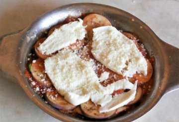 Parmigiana con melanzane perline preparazione 6