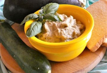 Patè di melanzane e zucchine preparazione 7