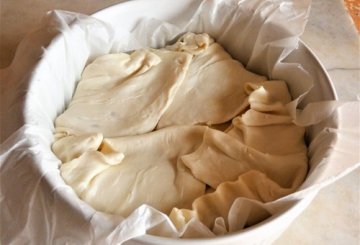 Torta rustica di melanzane e porri preparazione 7