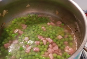 Pasta e piselli alla napoletana preparazione 3