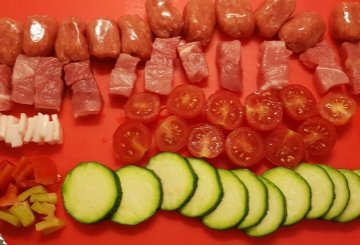 Ricetta spiedini di carne preparazione 0