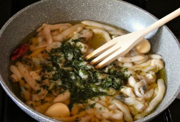 Pasta e cannolicchi  preparazione 3