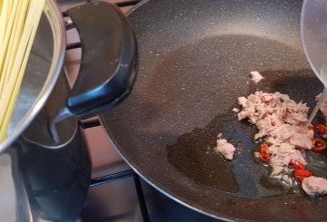 Pasta tonno e limone preparazione 1